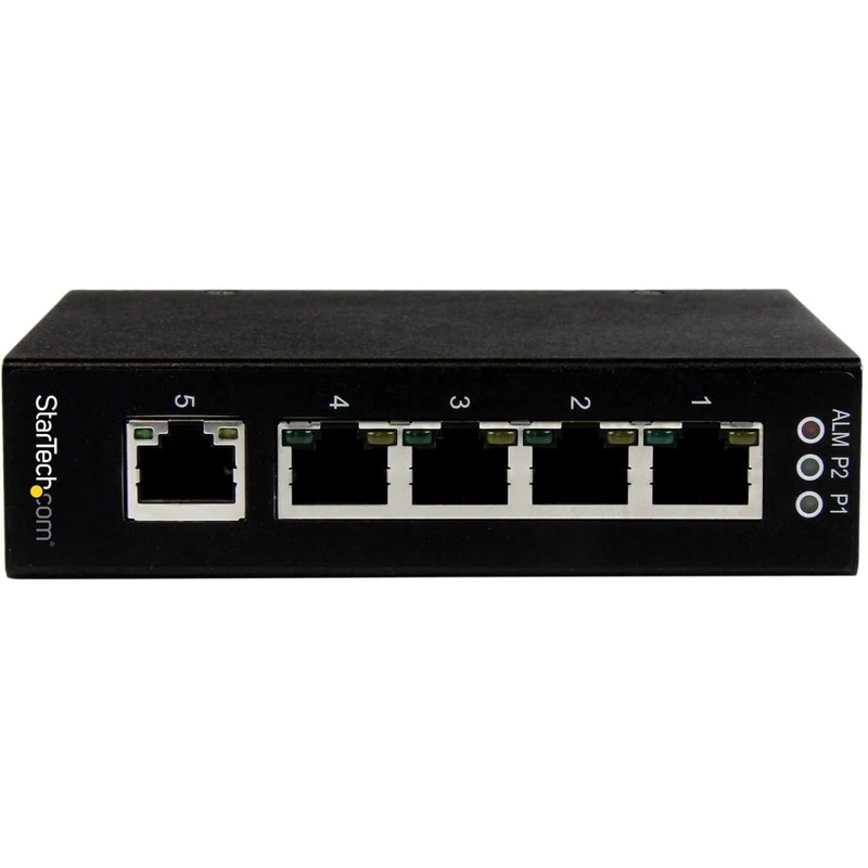 Switch de Red StarTech.com StarTech 5 Port Unmanaged Industrial Gigabit Ethernet Switch