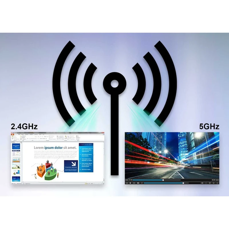 Adaptador de Red ViewSonic Dual Band Wireless Module