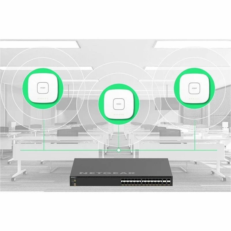 Switch de Red Netgear AV Line M4350-24F4V Ethernet Switch
