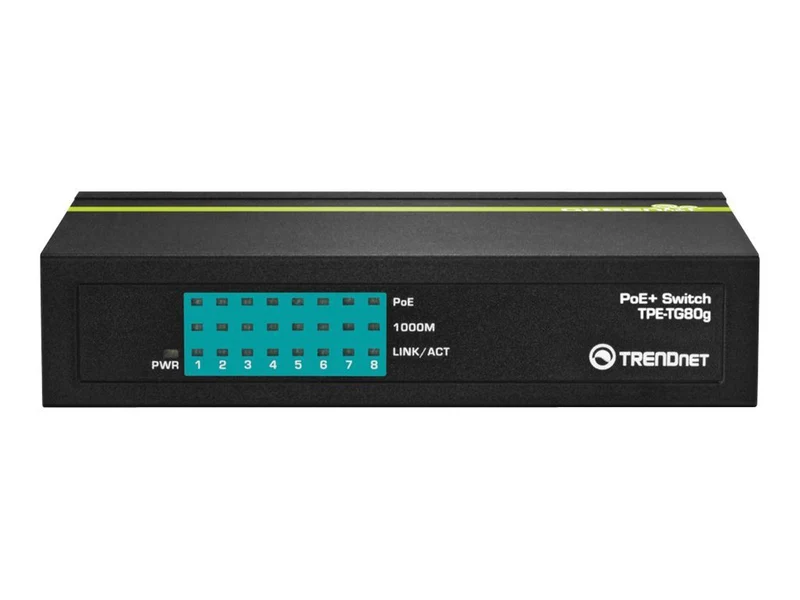 Switch de Red TRENDnet 8-Port Gigabit PoE+ Switch