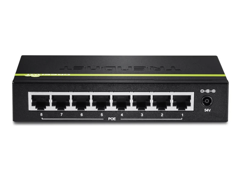 Switch de Red TRENDnet 8-Port Gigabit PoE+ Switch