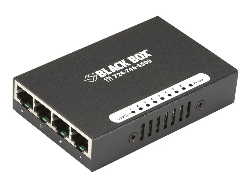 Switch de Red Black Box USB-Powered, LBS008A