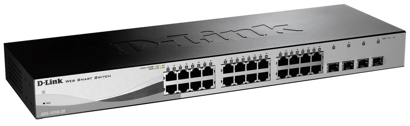 Switch de Red D-Link Web Smart DGS-1210-28