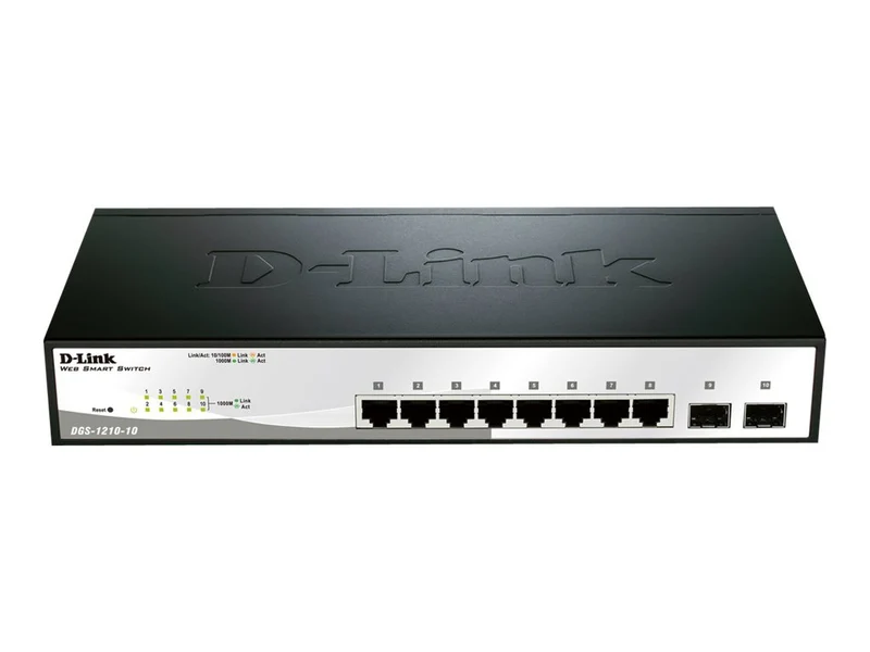 Switch de Red D-Link Smart+ DGS-1210-10