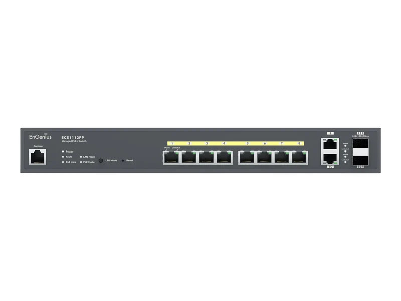 Switch de Red EnGenius Cloud Switch Series ECS1112FP