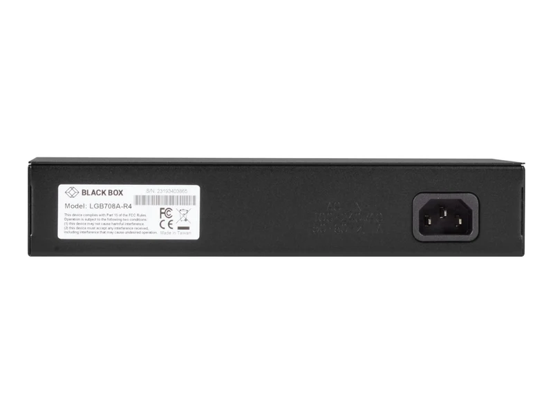 Switch de Red Black Box LGB700 Series Web Smart Gigabit Ethernet Switch