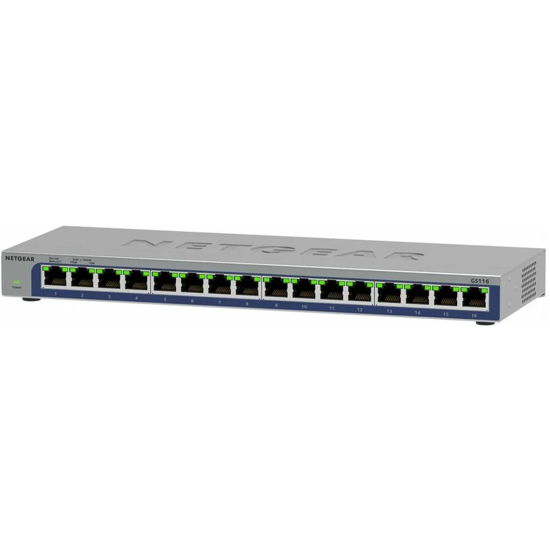 Switch de Red Netgear 16-Port Gigabit Ethernet Unmanaged Switches