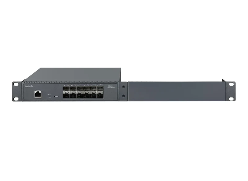 Switch de Red EnGenius Cloud Managed 12-Port 10 Gigabit SFP+ Half-Rack Aggregate Fiber Switch