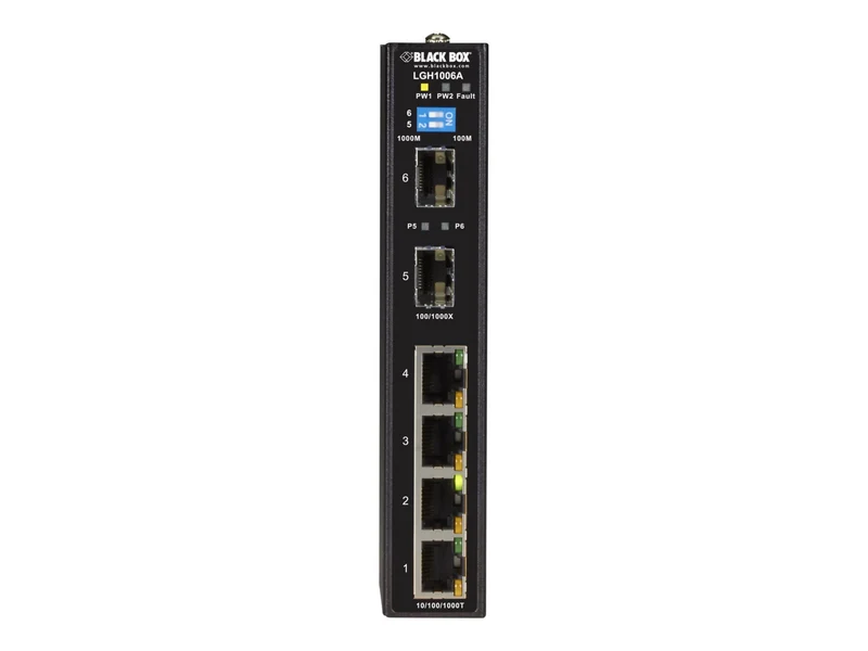 Switch de Red Black Box LGH1000 Series Industrial Ethernet Switch