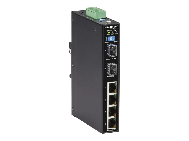 Switch de Red Black Box LGH1000 Series Industrial Ethernet Switch