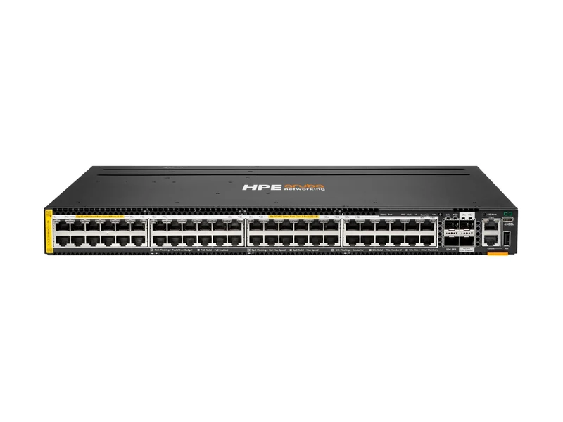 Switch de Red Aruba HPE Networking Networking CX 6300L 48p Smart Rate 1G/2.5G/5G Class8/6 PoE 2p 50G and 2p 10G LRM L2 Switc