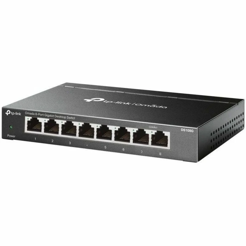 Switch de Red Omada DS105G Omada 8-Port Gigabit Desktop Switch