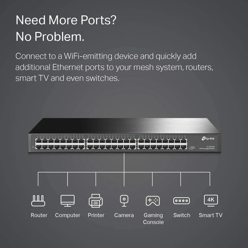 Switch de Red TP-LINK TL-SG1048