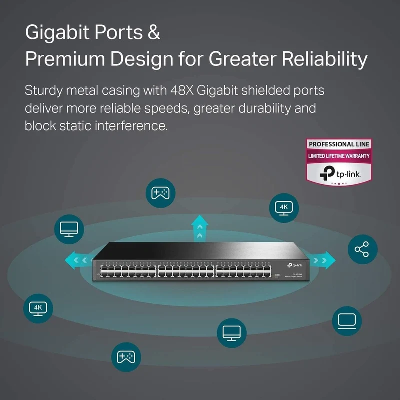 Switch de Red TP-LINK TL-SG1048
