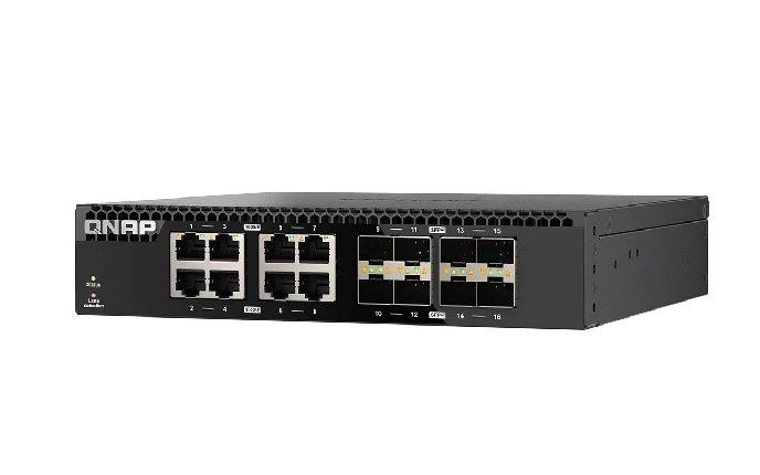Switch de Red QNAP QSW 16 Port 10GbE Half-Width Rackmount Switch
