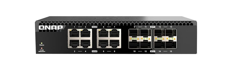 Switch de Red QNAP QSW 16 Port 10GbE Half-Width Rackmount Switch