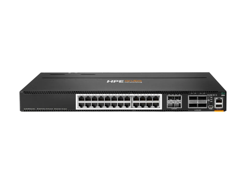 Switch de Red Aruba HPE Aruba Networking CX 8100 24x10GBase-T 4x10G SFP+ 4x40/100G QSFP28 Switch