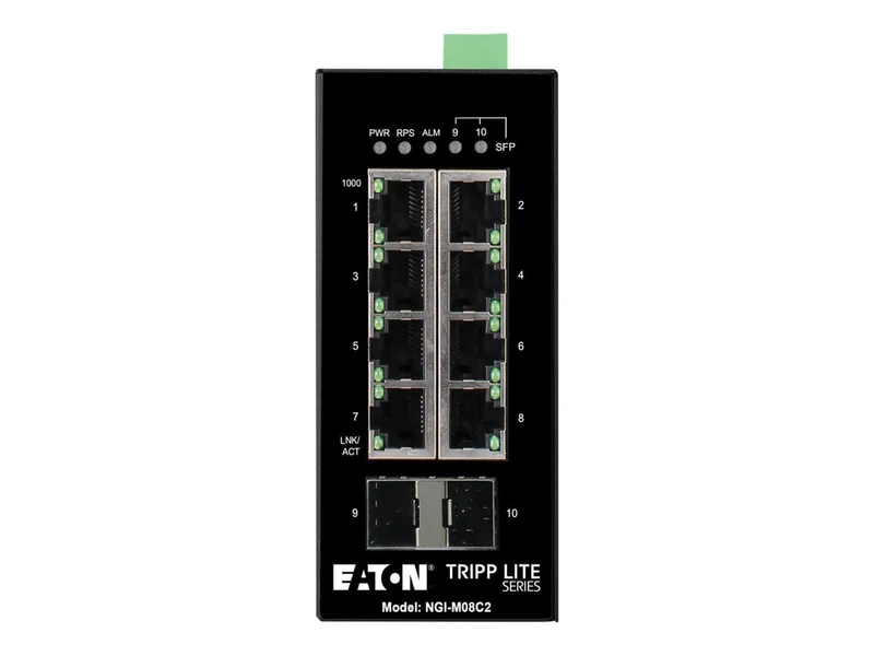 Switch de Red Tripp Eaton Tripp Lite series 8-Port Managed Industrial Gigabit Ethernet Switch