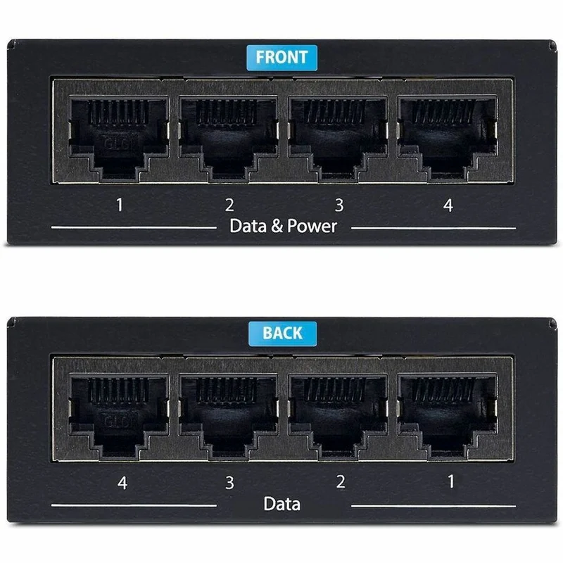 Switch de Red StarTech.com StarTech 4-Port Gigabit Midspan