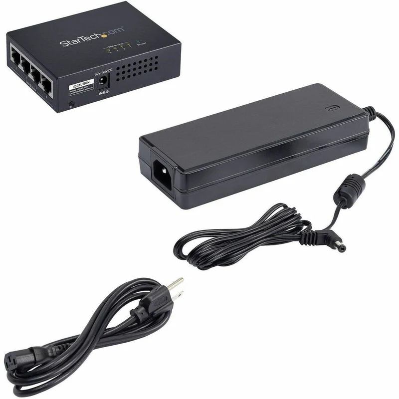 Switch de Red StarTech.com StarTech 4-Port Gigabit Midspan