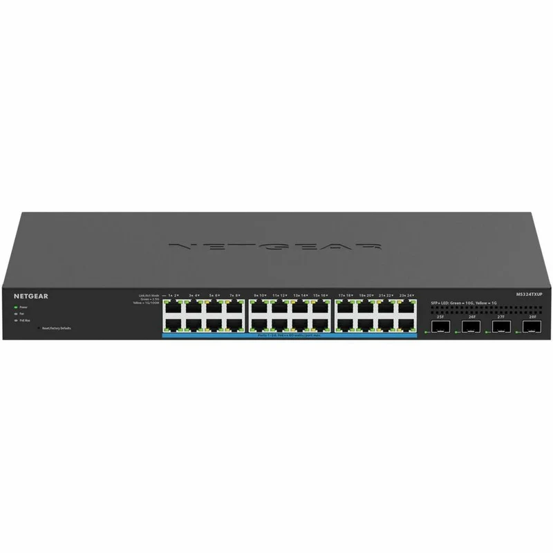 Switch de Red Netgear 24-Port Multi-Gigabit (2.5G) Ethernet Ultra60 PoE++ Smart Switch