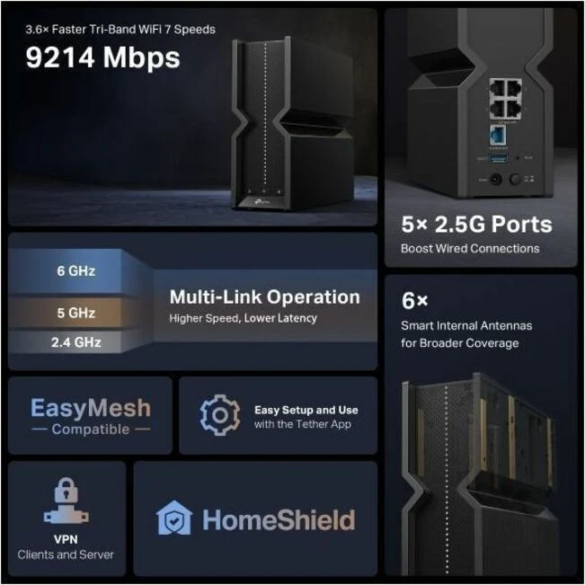Router TP-Link Archer BE9300 Wi-Fi 7