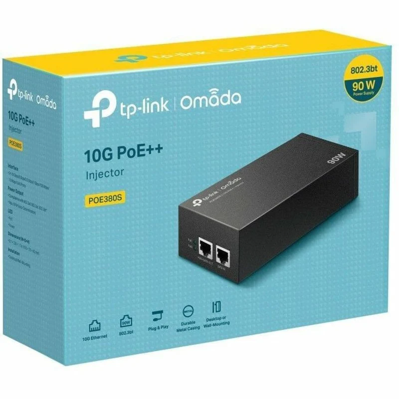 Switch de Red Omada POE380S Omada PoE++ Injector