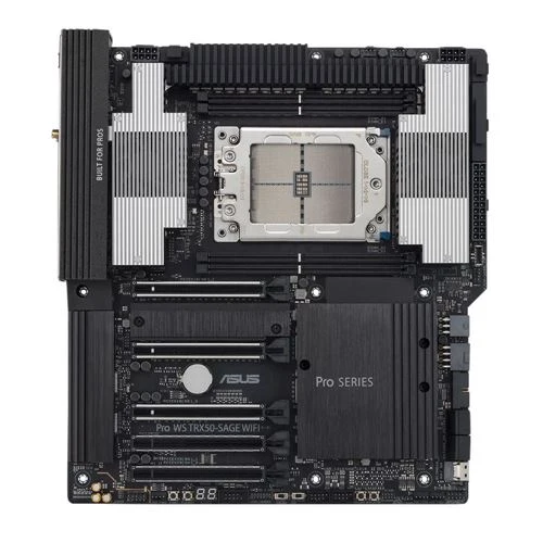 Kit para PC: Procesador AMD Ryzen Threadripper 7970X + Tarjeta Madre ASUS TRX50 Sage Pro WiFi sTR5 + Memoria RAM Kingston Fury Renegade Pro 128GB Quad Channel DDR5-5600 Kit