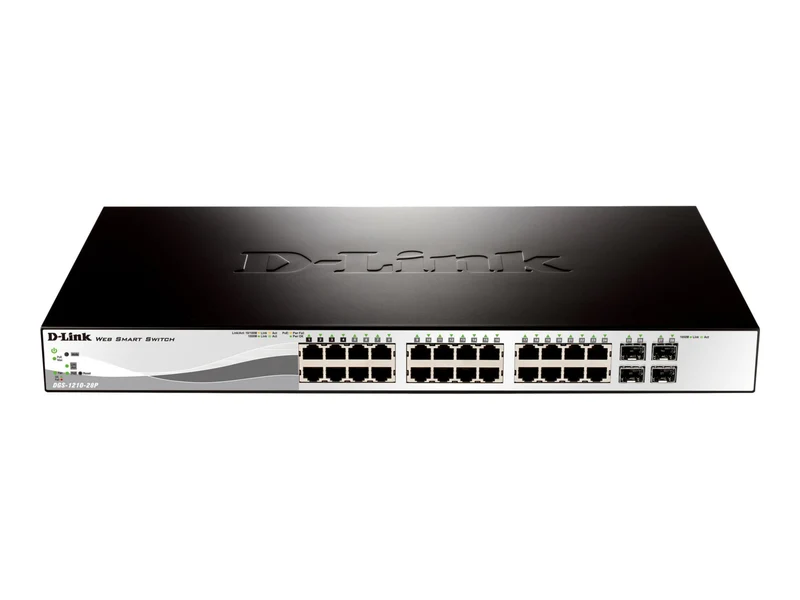 Switch de Red D-Link Web Smart DGS-1210-28P