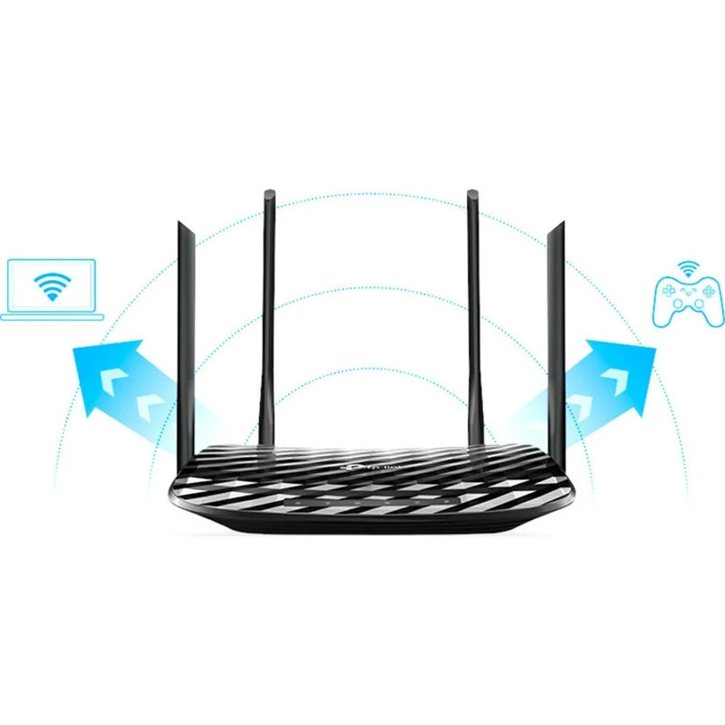Router TP-Link Archer A6 Wi-Fi 5 IEEE 802.11ac Ethernet Wireless Router