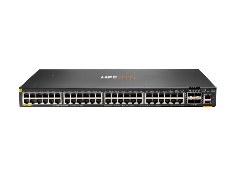 Switch de Red Aruba HPE Networking 6200F 48G Class4 PoE 4SFP+ 370W Switch