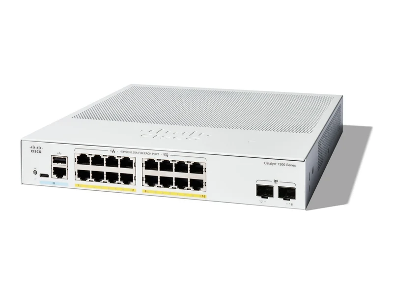 Switch de Red Cisco Catalyst 1300-16FP-2G