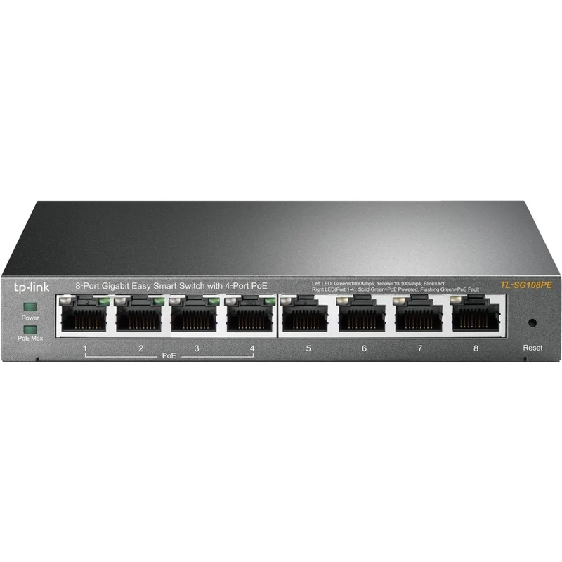 Switch de Red TP-Link TL-SG108PE