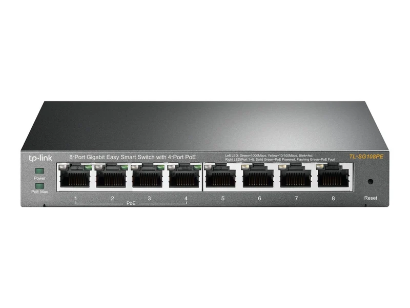 Switch de Red TP-Link TL-SG108PE