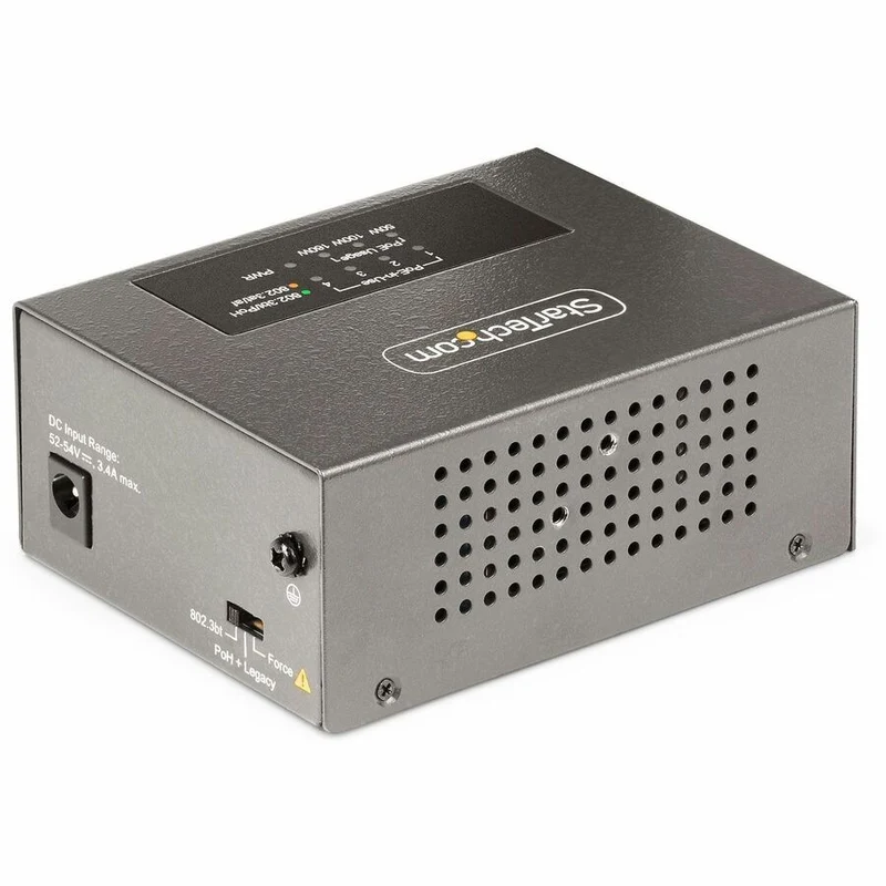 Switch de Red StarTech.com StarTech 4-Port Multi-Gigabit PoE++ Injector