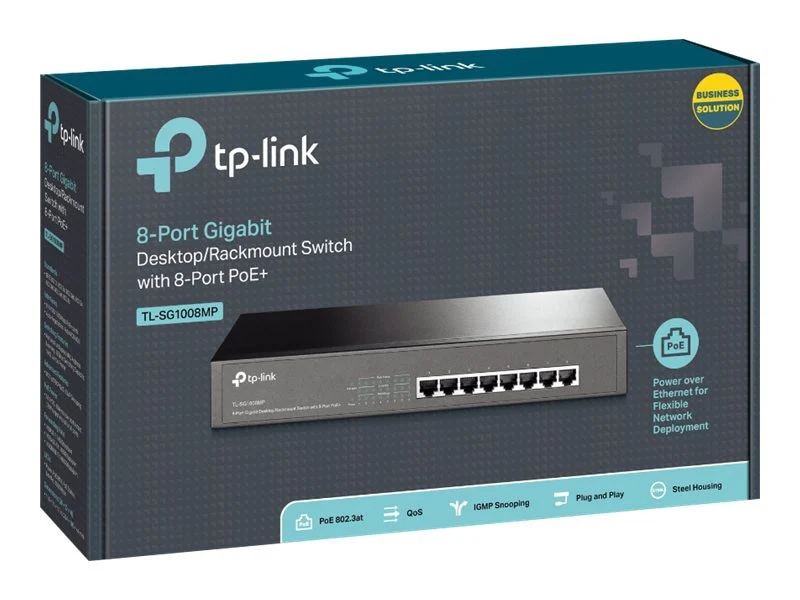 Switch de Red TP-Link TL-SG1008MP