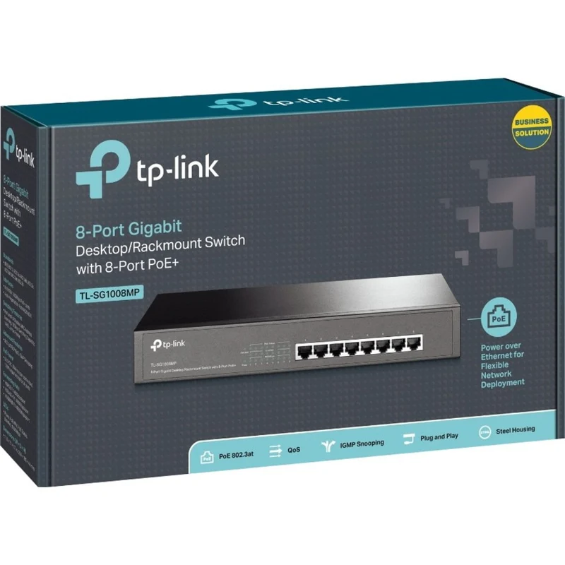 Switch de Red TP-Link TL-SG1008MP