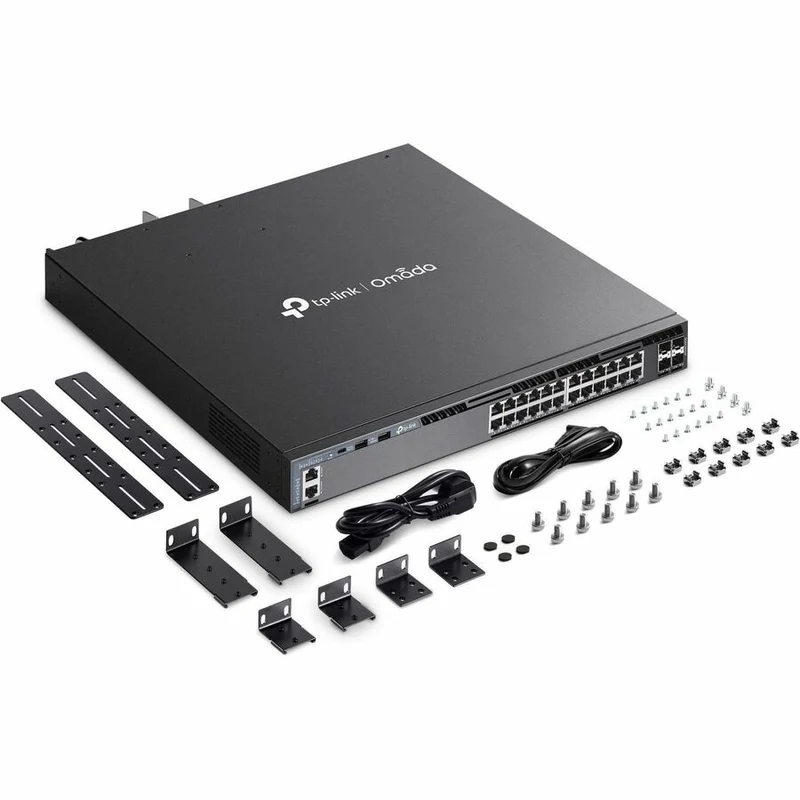 Switch de Red Omada Omada 24-Port Gigabit Stackable L3 Managed PoE+ Switch