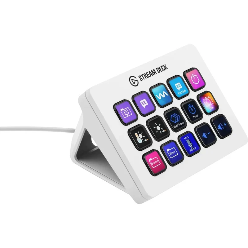 Controlador AV Elgato STREAM DECK MK.2 (WHITE)