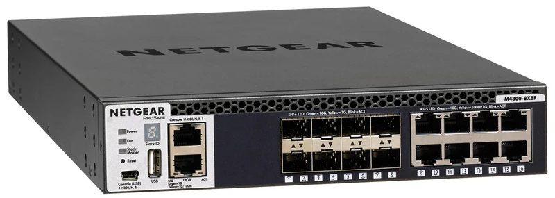 Switch de Red Netgear M4300 Stackable Managed Switch