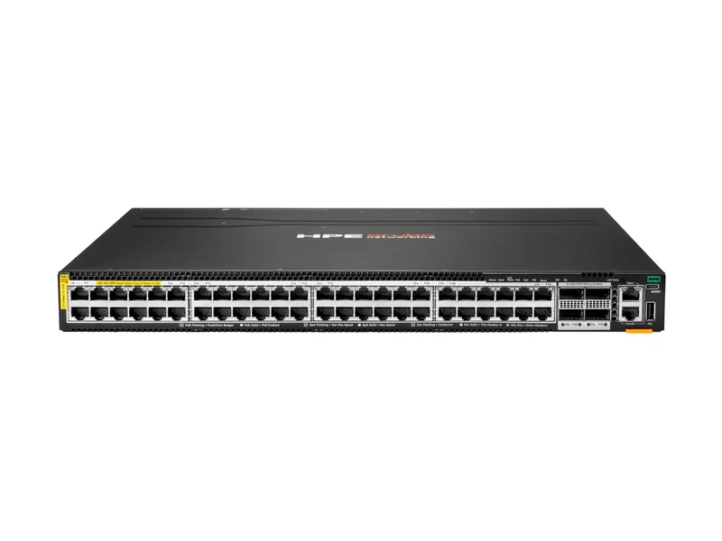 Switch de Red Aruba HPE Networking Networking CX 6300M 48p SR10 1G/2.5G/5G/10G PTP/AVB Class8 PoE 4p 100G MACsec Switch