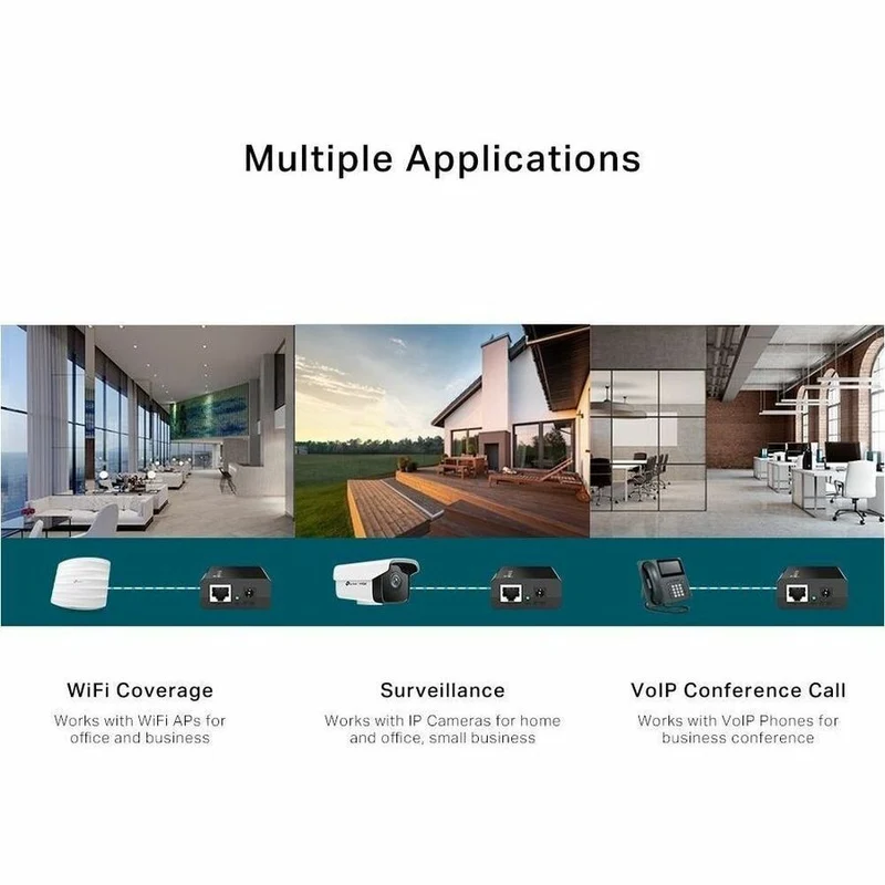 Inyector PoE TP-Link POE150S PoE