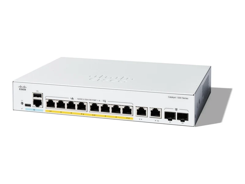 Switch de Red Cisco Catalyst 1300-8FP-2G