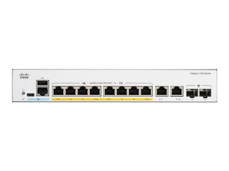 Switch de Red Cisco Catalyst 1300-8FP-2G