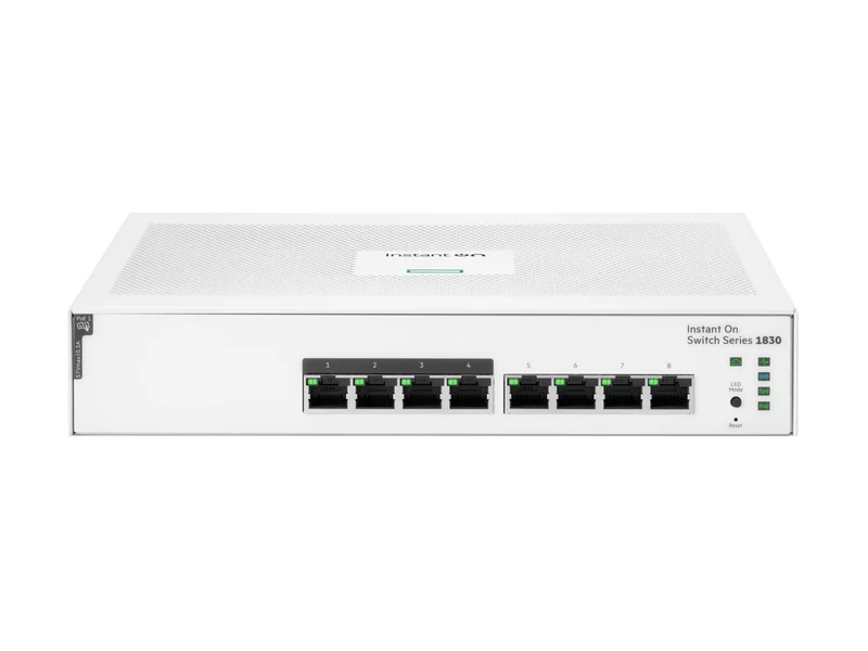 Switch de Red HPE Networking Instant On 1830 8G 4p Class4 PoE 65W Switch