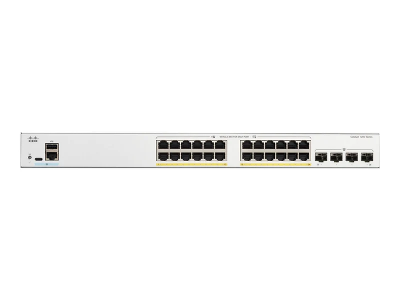 Switch de Red Cisco Catalyst 1200-24FP-4G