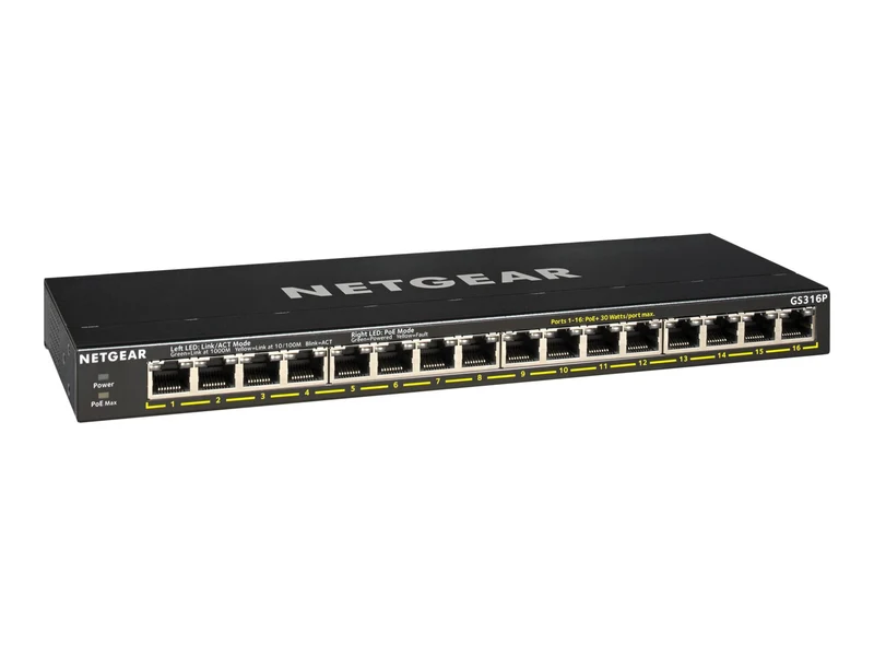 Switch de Red Netgear Business GS316P Ethernet Switch