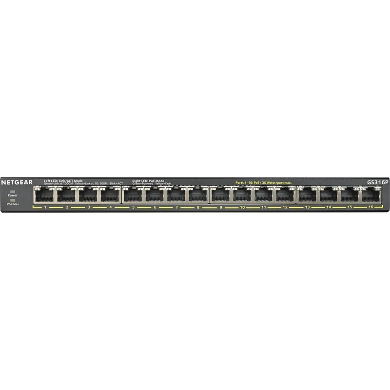 Switch de Red Netgear Business GS316P Ethernet Switch