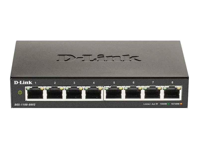 Switch de Red D-Link DGS 1100-08V2
