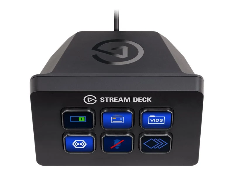 Controlador AV Elgato Stream Deck Mini Compact 6-Key Control Pad